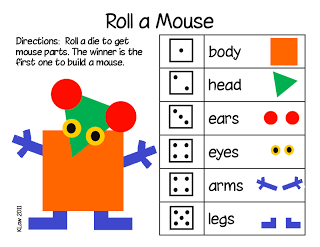 First Grade a la Carte: Mouse Shapes