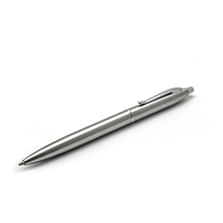 Stainless steel color ballpoint pens metal ball pen - Personalized ...