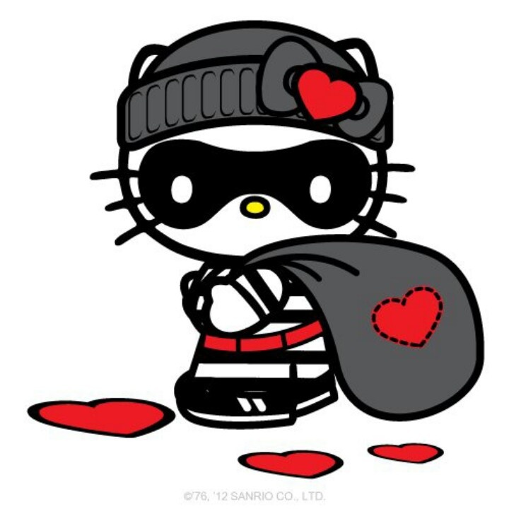 Burglar Kitty | Hello kitty | Pinterest