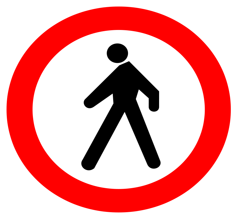 No Entrance Sign Clip Art Download