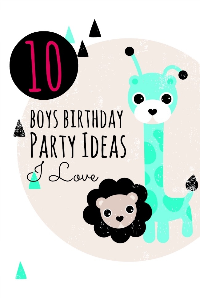 10 Boys Birthday Party Ideas I'm Loving this Week - Spaceships and ...