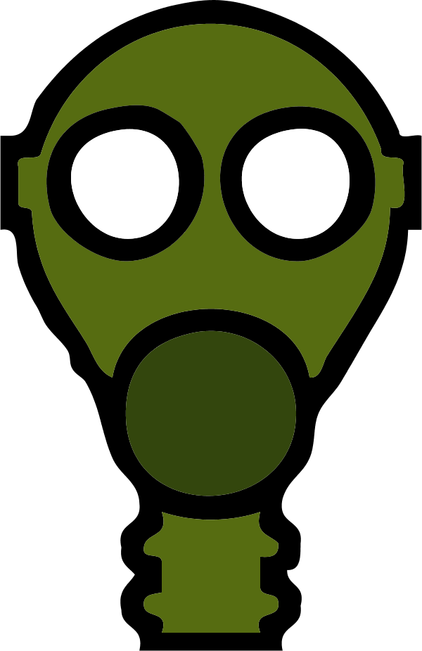 gas mask - vector Clip Art