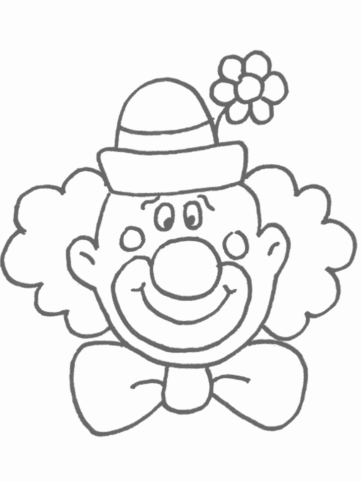 Circus Clown Coloring Pages To Print | The Coloring Pages
