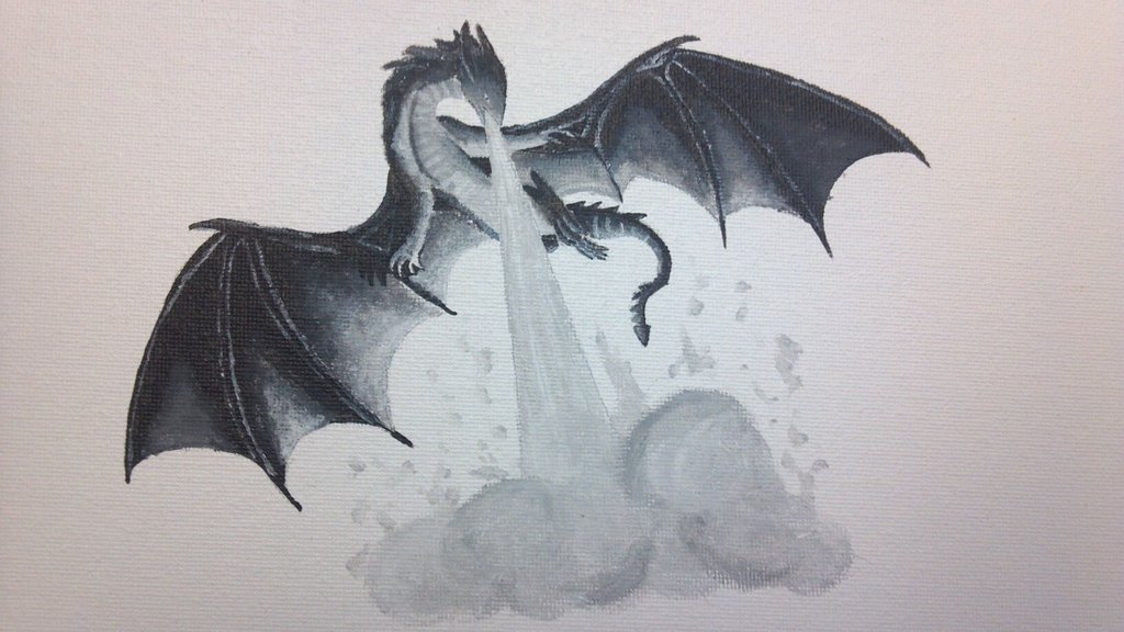 Black And White Dragon by dyingxalicex on DeviantArt