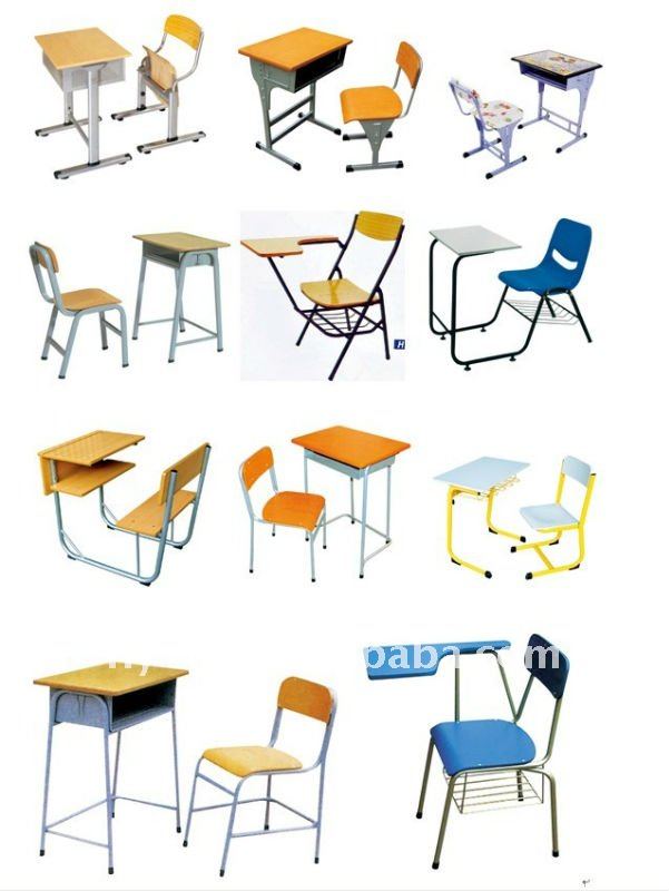 Cartoon Desk And Chair/kids School Furniture/primary School Desk ...