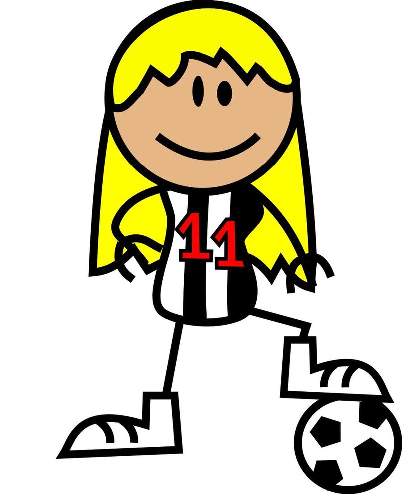 Cartoon Football girl: OoTS Style by JanHolan on DeviantArt