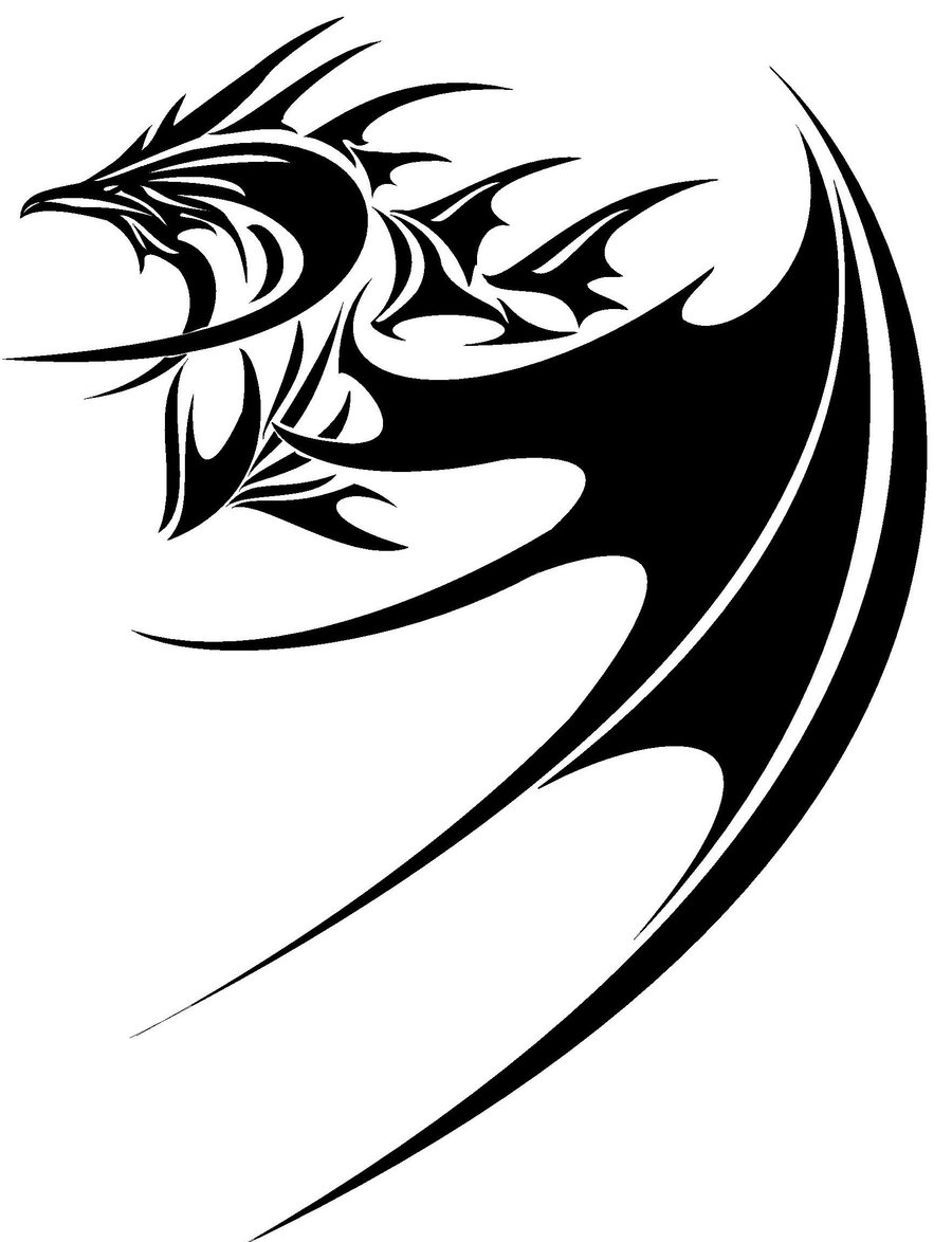 Black Dragon tattoo by darkmebael on DeviantArt
