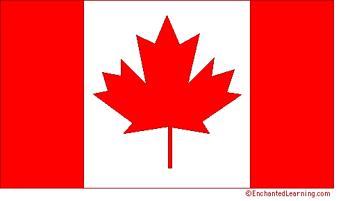 Canada's Flag - EnchantedLearning.com
