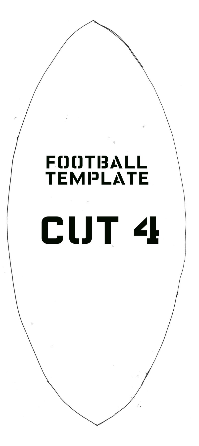 printable football template | Coloring Picture HD For Kids ...