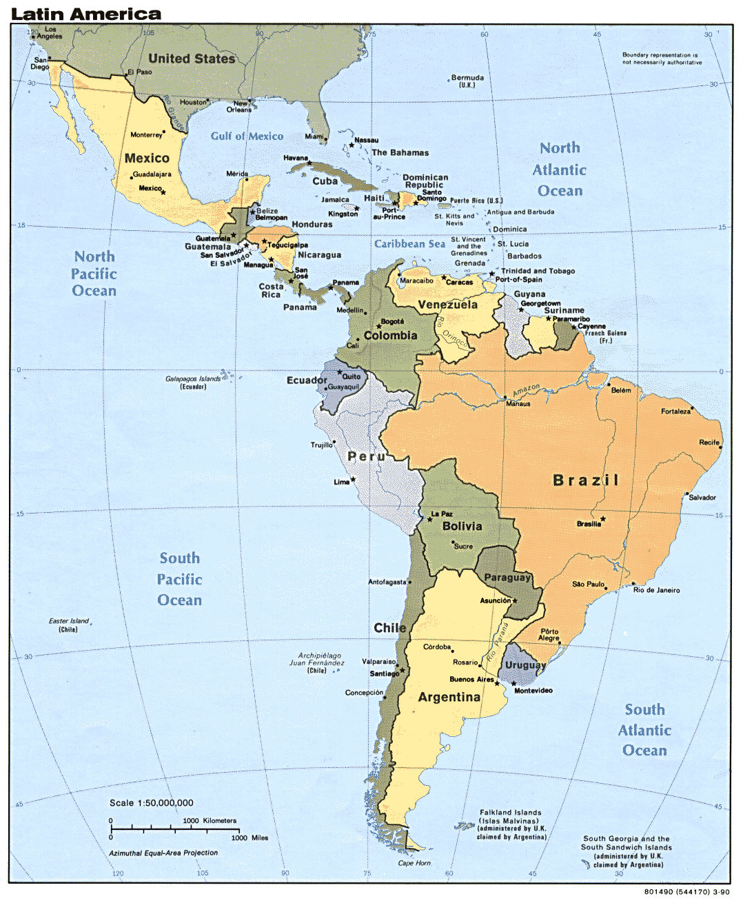 Maps of Latin America - LANIC
