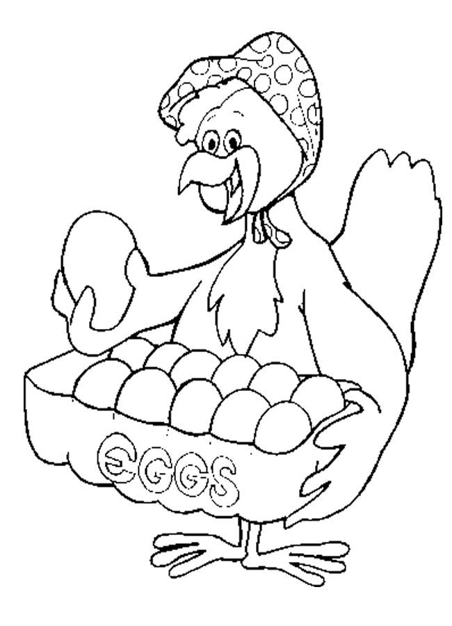 Coloring Pages For Chickens - Cliparts.co