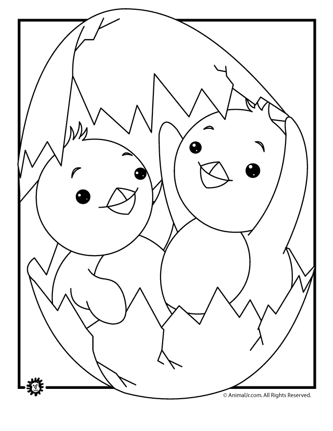Hens And Roosters - AZ Coloring Pages