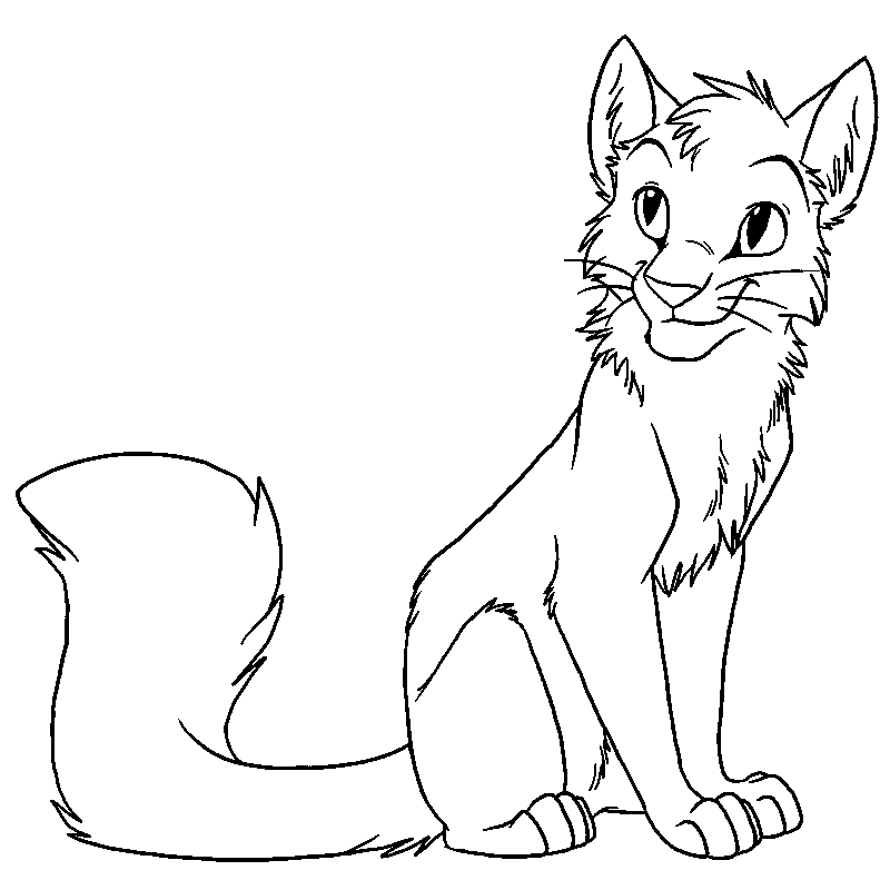 Cat Line Art - Cliparts.co