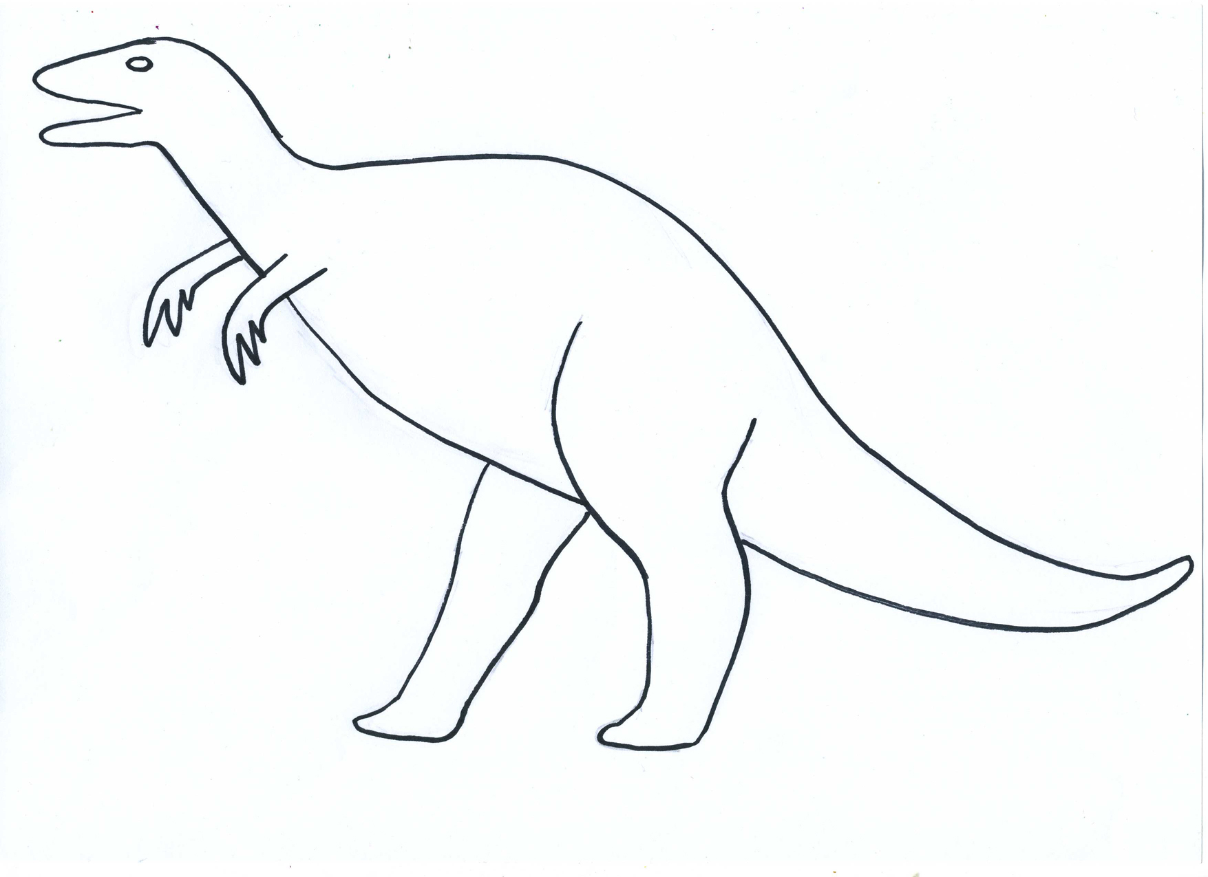 Dinosaur Printable Template