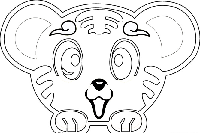 Tiger kids coloring pages, free printable coloring pictures, kids ...