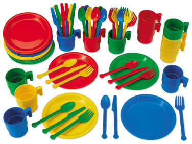 Indestructible Play Dishes - Service for 12 at Lakeshore Learning