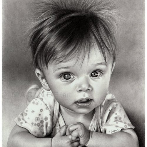 Drawings - Realistic Charcoal and Pencil Drawings