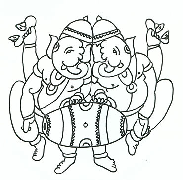 Ganesh Sketch Sep Images Pictures | Fun Lipstick