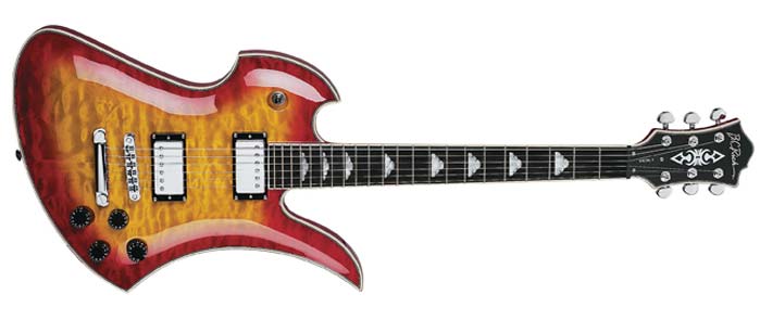 B.C. Rich Mockingbird Special X (Flamed Maple) | Dinosaur Rock Guitar