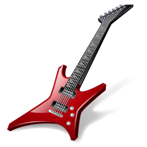 Rock Guitar Icon - Vista Musical Instruments Icons - SoftIcons.com