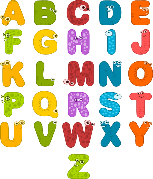 ABC Alphabet Letters Clipart