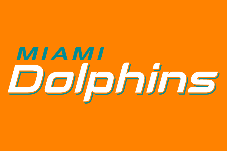 Miami Dolphins Wordmark Logo - National Football League (NFL ...