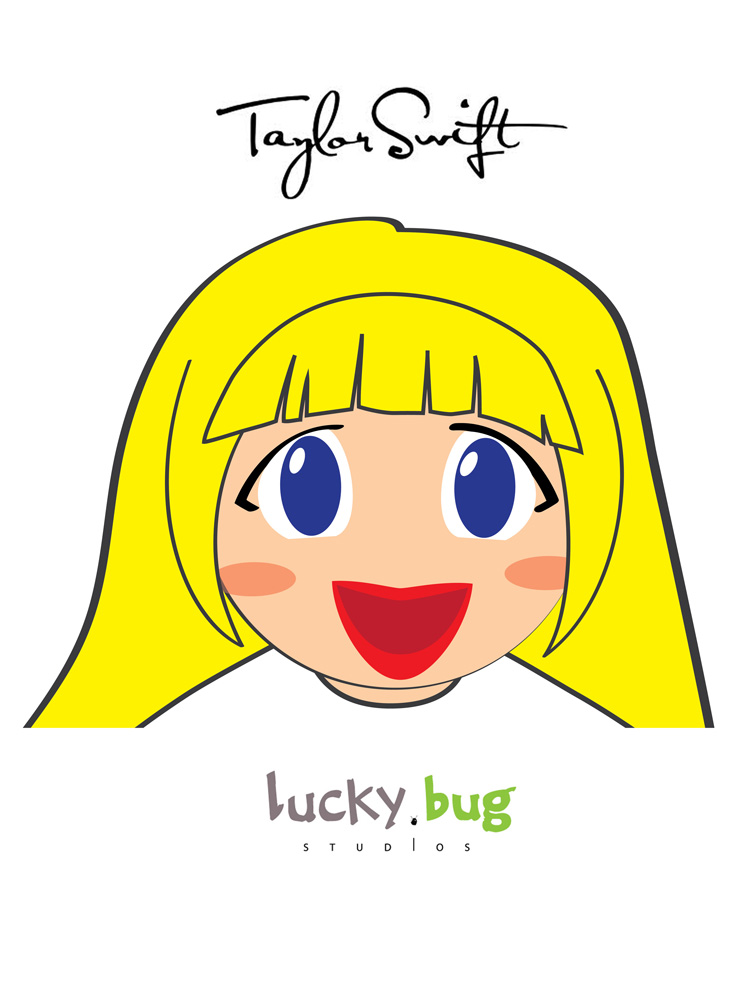 Lucky Bug Studios: Taylor Swift 22 Lyric Cartoon Dance Video