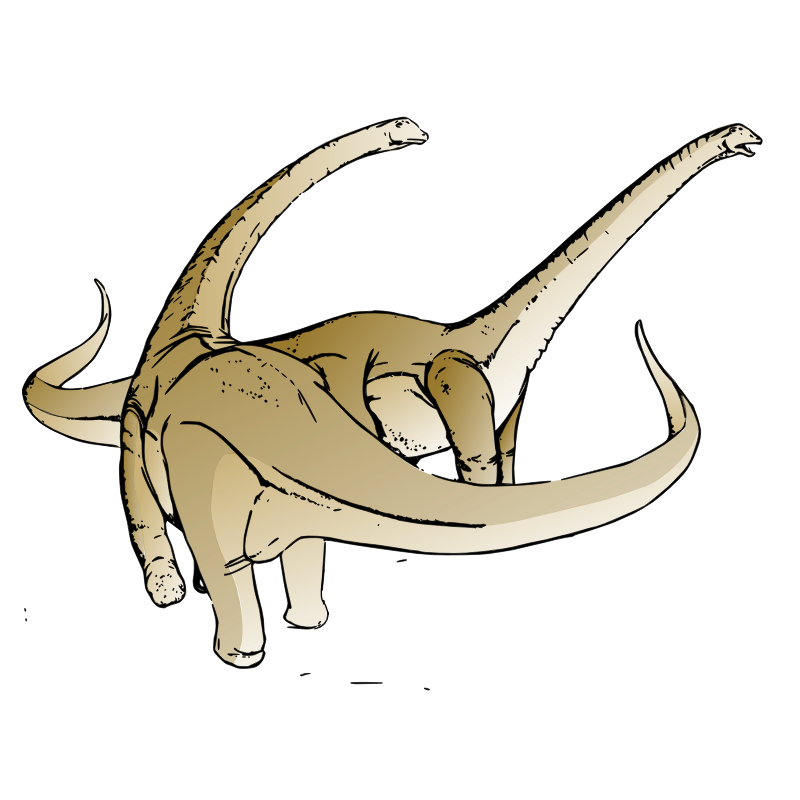 Clipart - Alamosaurus dinosaur