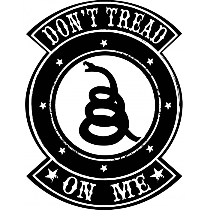 Sons of Liberty Tees: Don't Tread on Me: Shield Shaped Decal : 6 x ...