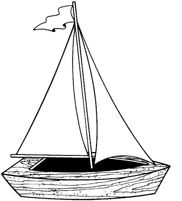 Fishing Boat Coloring Pages For Kids | Coloring - Part 3