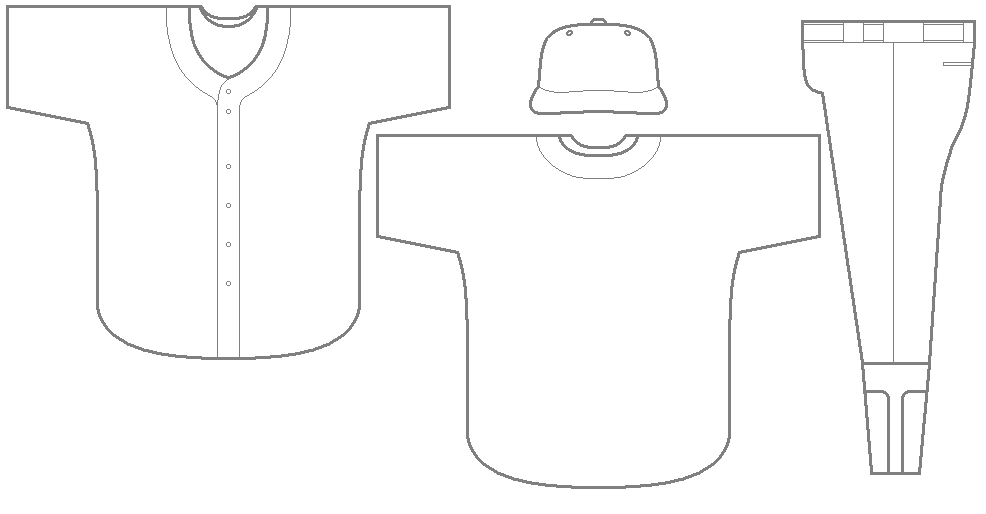 baseball jersey template vector