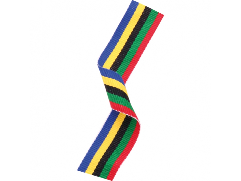 Olympic Woven Medal Ribbons With Clip