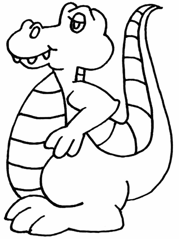 Alligator Coloring Pages Printable - Kids Colouring Pages
