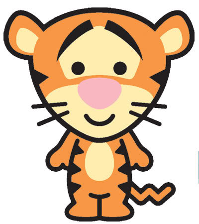 Pix For > Baby Tigger Clipart