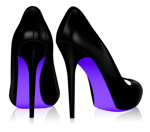 Set of Women's High-heeled shoes vector 02 - Vector Life free download