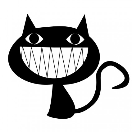 Cat smile Vector clip art - Free vector for free download