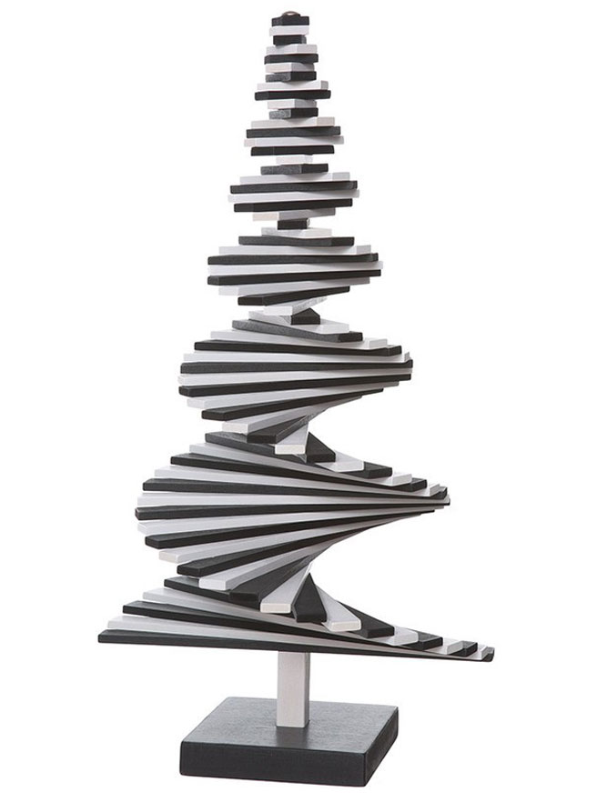 Modern Christmas Trees - Minimalist Holiday Decor - ELLE DECOR