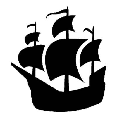 Pirate Ship Stencil - ClipArt Best