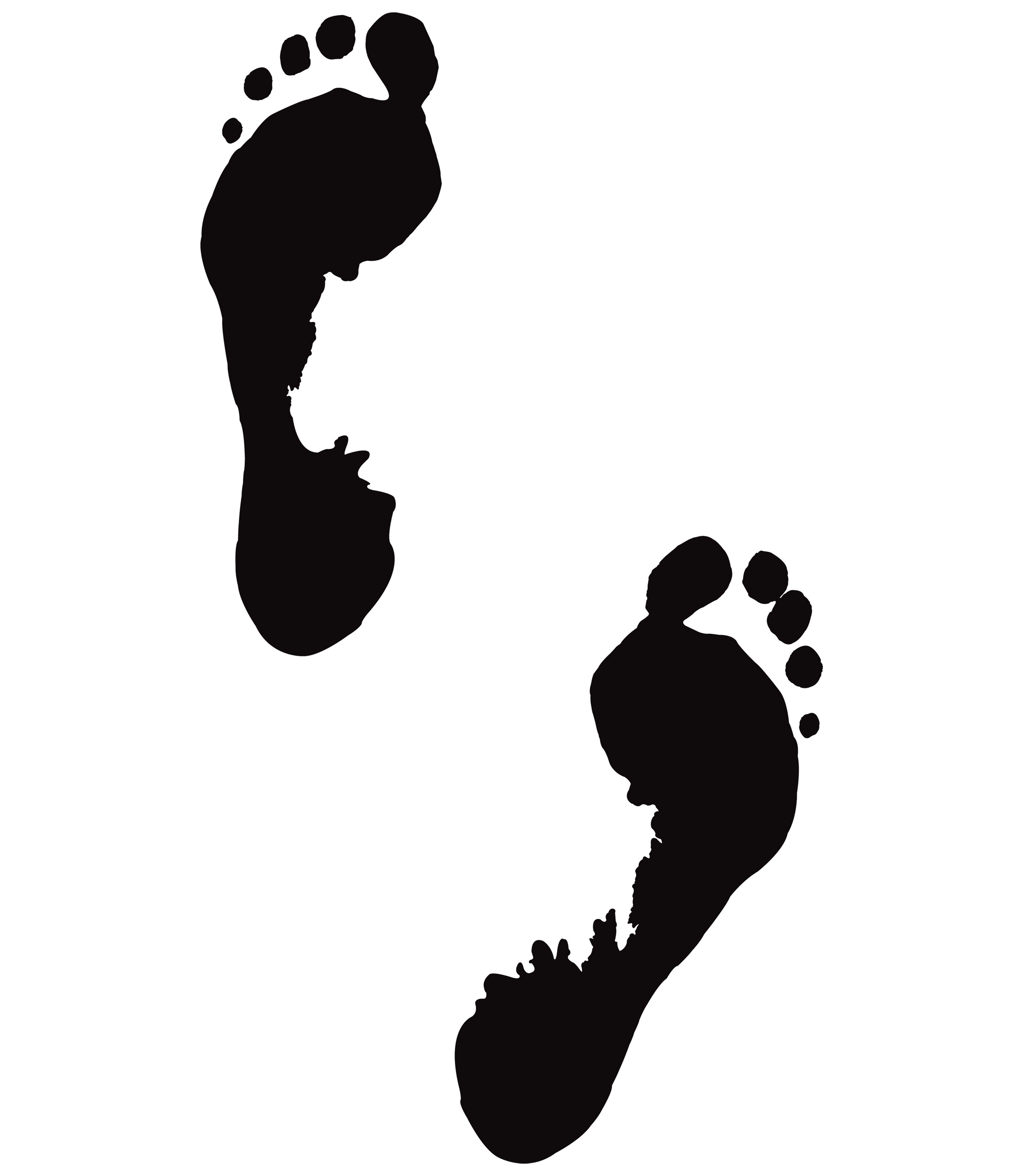 clipart human footprints - photo #4