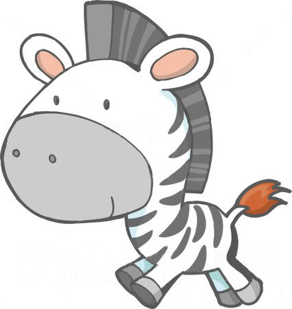 cute zebra graphics and comments