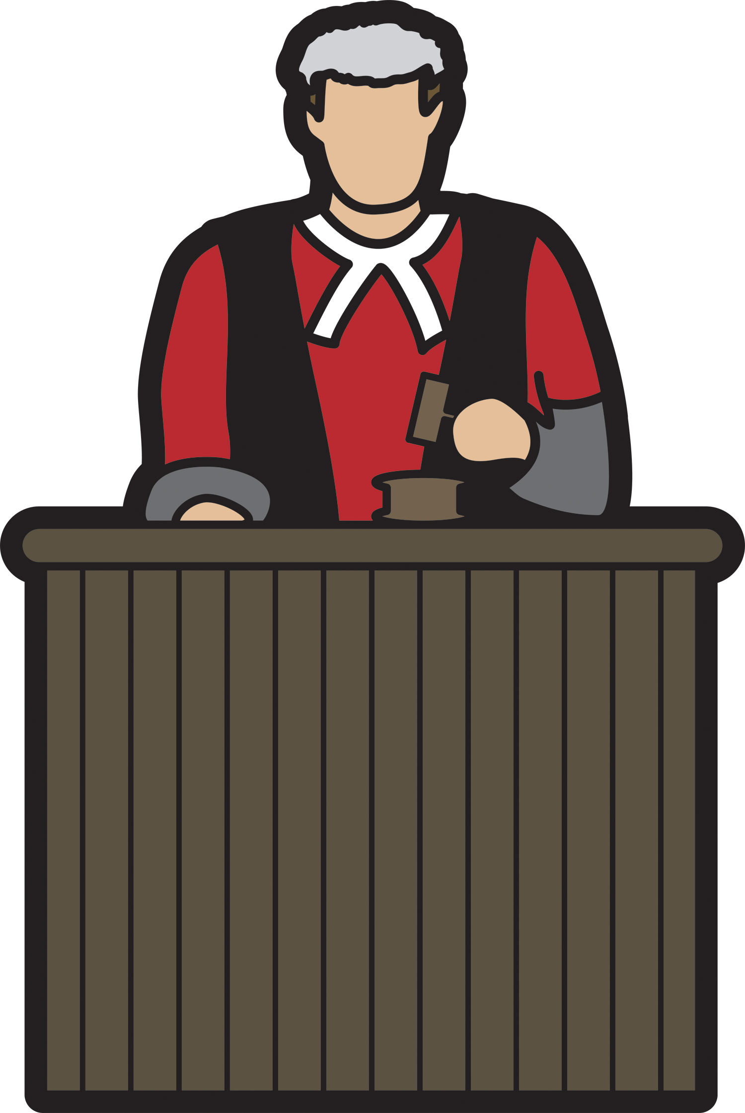 free clipart judge behind bench - photo #8