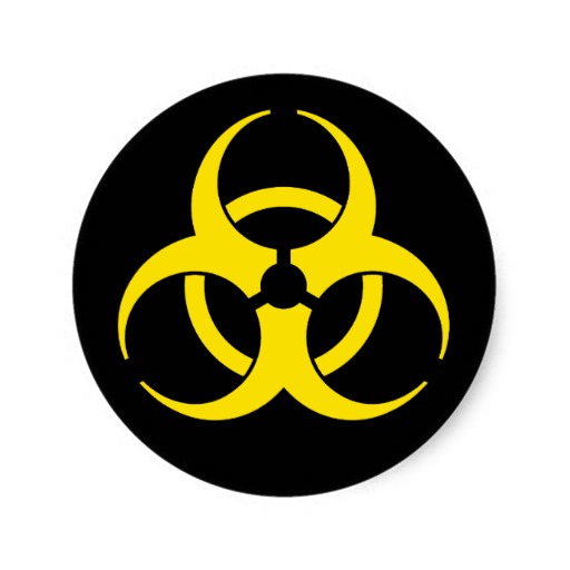 Biohazard Symbol Stickers and Sticker Designs - Zazzle UK