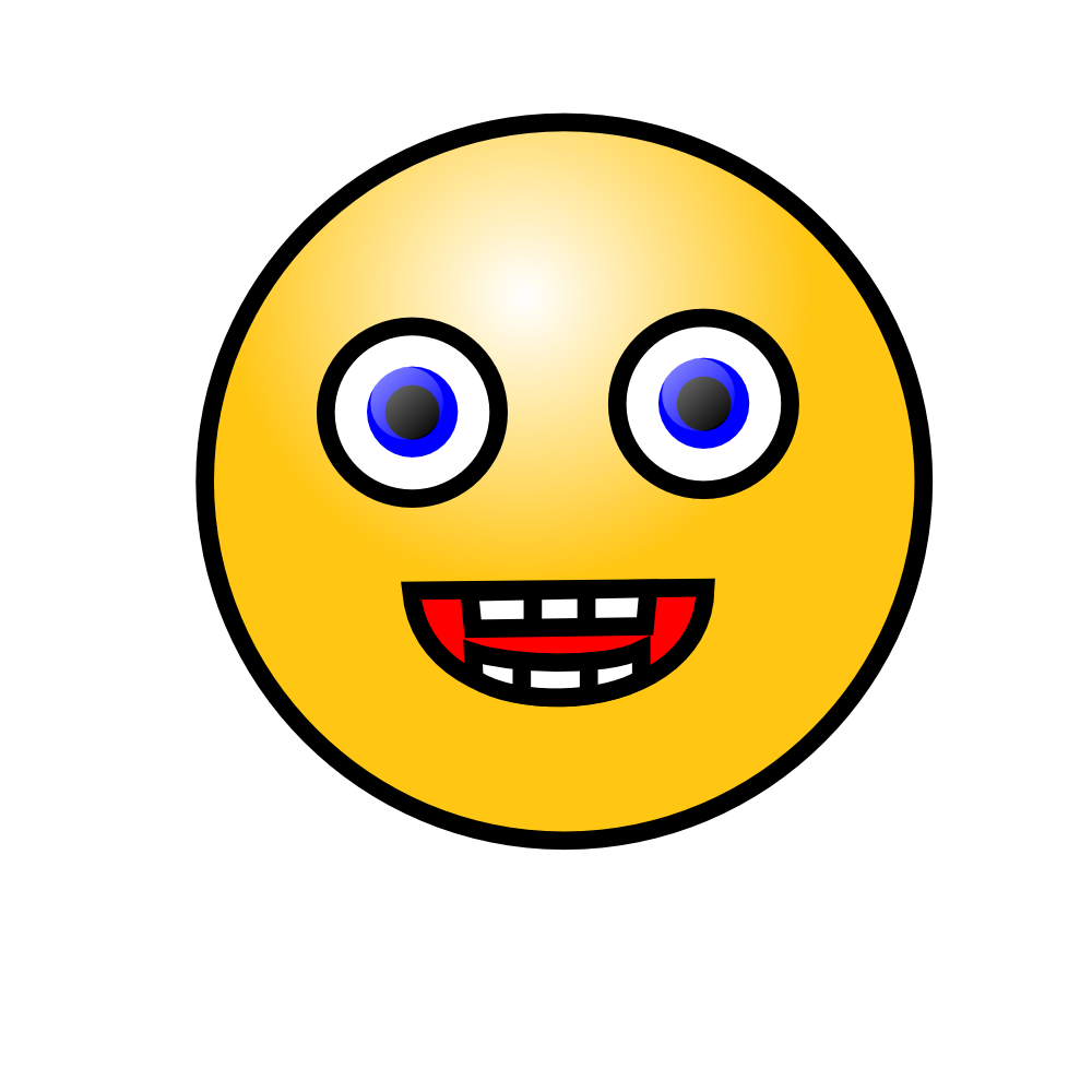 OnlineLabels Clip Art - Emoticons: Laughing Face