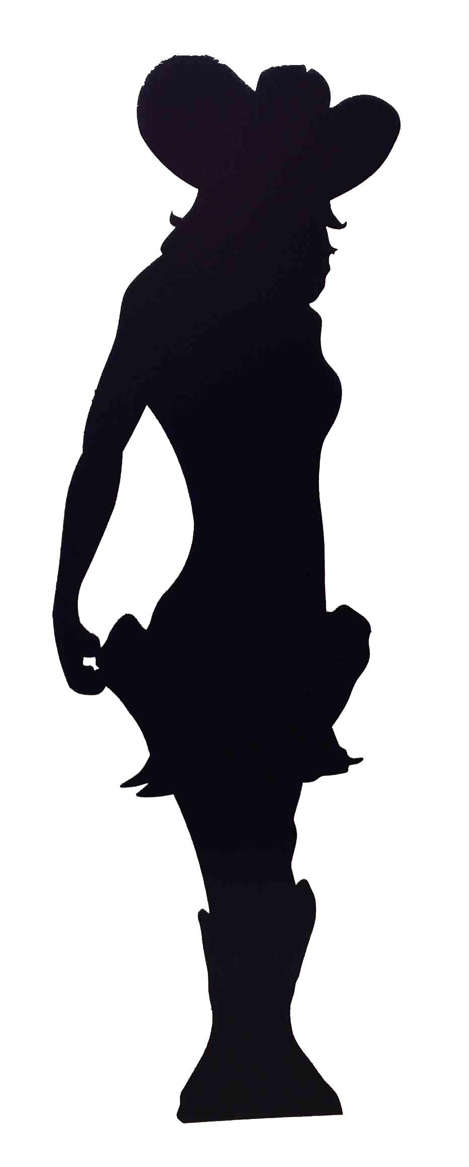 Cowgirl Silhouette Life Size Cutout