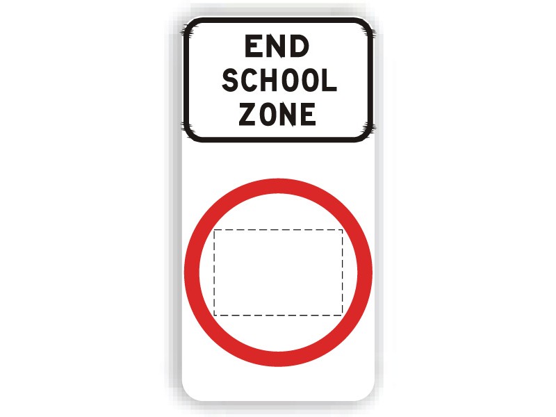 End School Zone Speed Limit (SA ONLY) Signs, R4-SA59A-1 - Artcraft ...