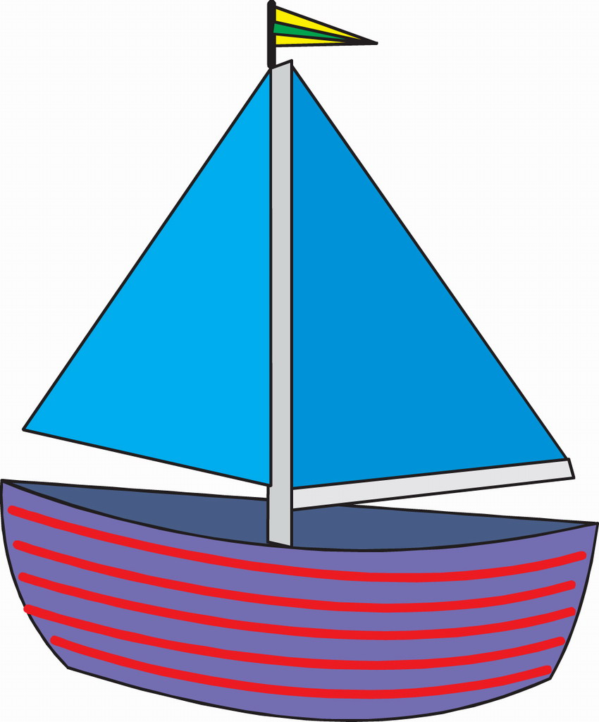 Fancy Boat coloring pages to color in