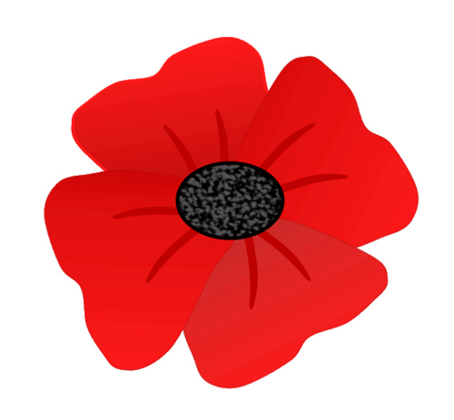 Red poppy flower clip art 8cm | Flickr - Photo Sharing!