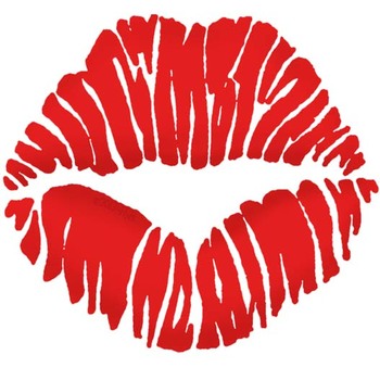 FREE KISS! {REALISTIC RED LIP PRINT CLIP ART-VALENTINE'S DAY} (PNG ...