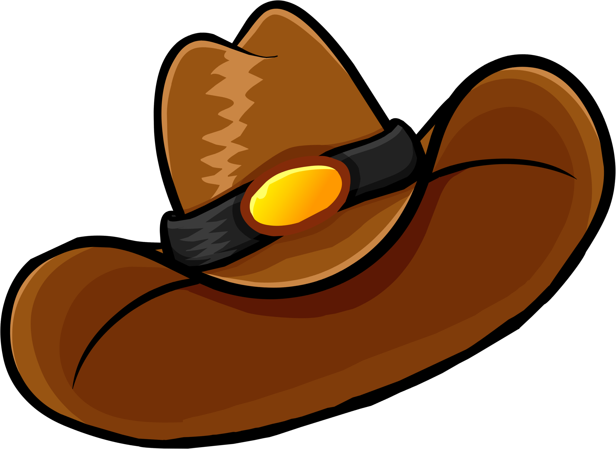 Brown Cowboy Hat Clothing Id 1240 Icon - Free Icons