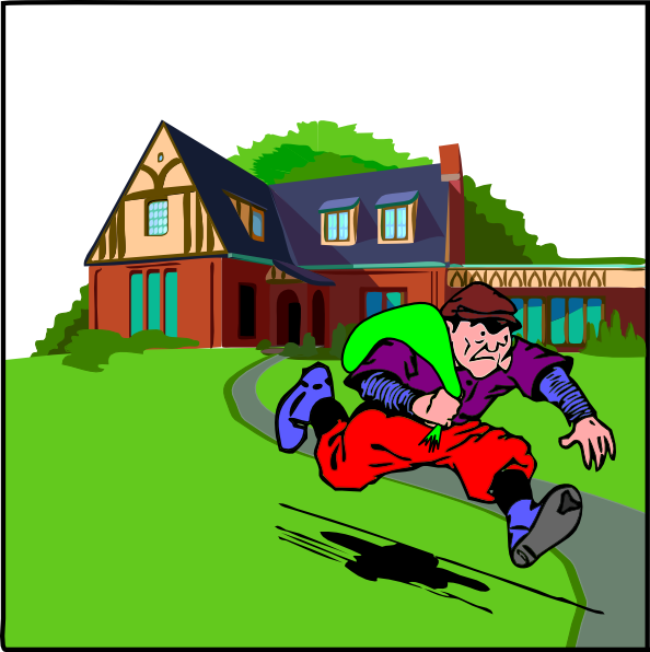 House Robbery clip art - vector clip art online, royalty free ...